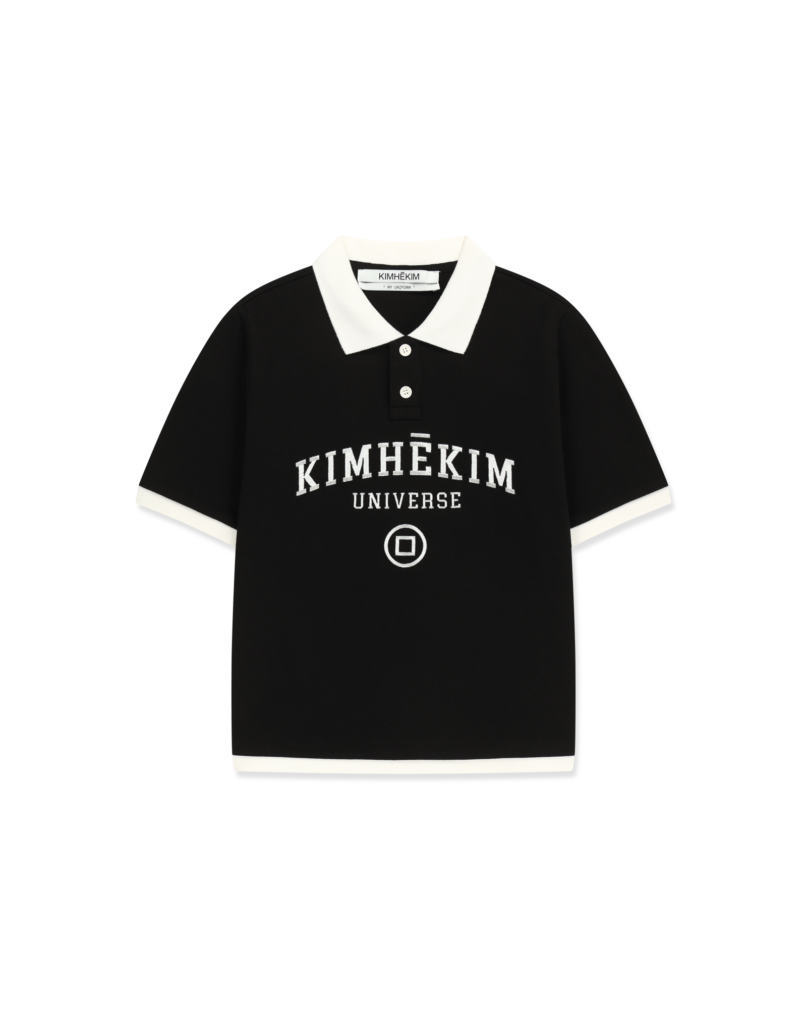 トップス KIMHEKIM UNIVERSE T-SHIRT KIMHEKIM | Kimhekim Universe Polo T-Shirt (Black)