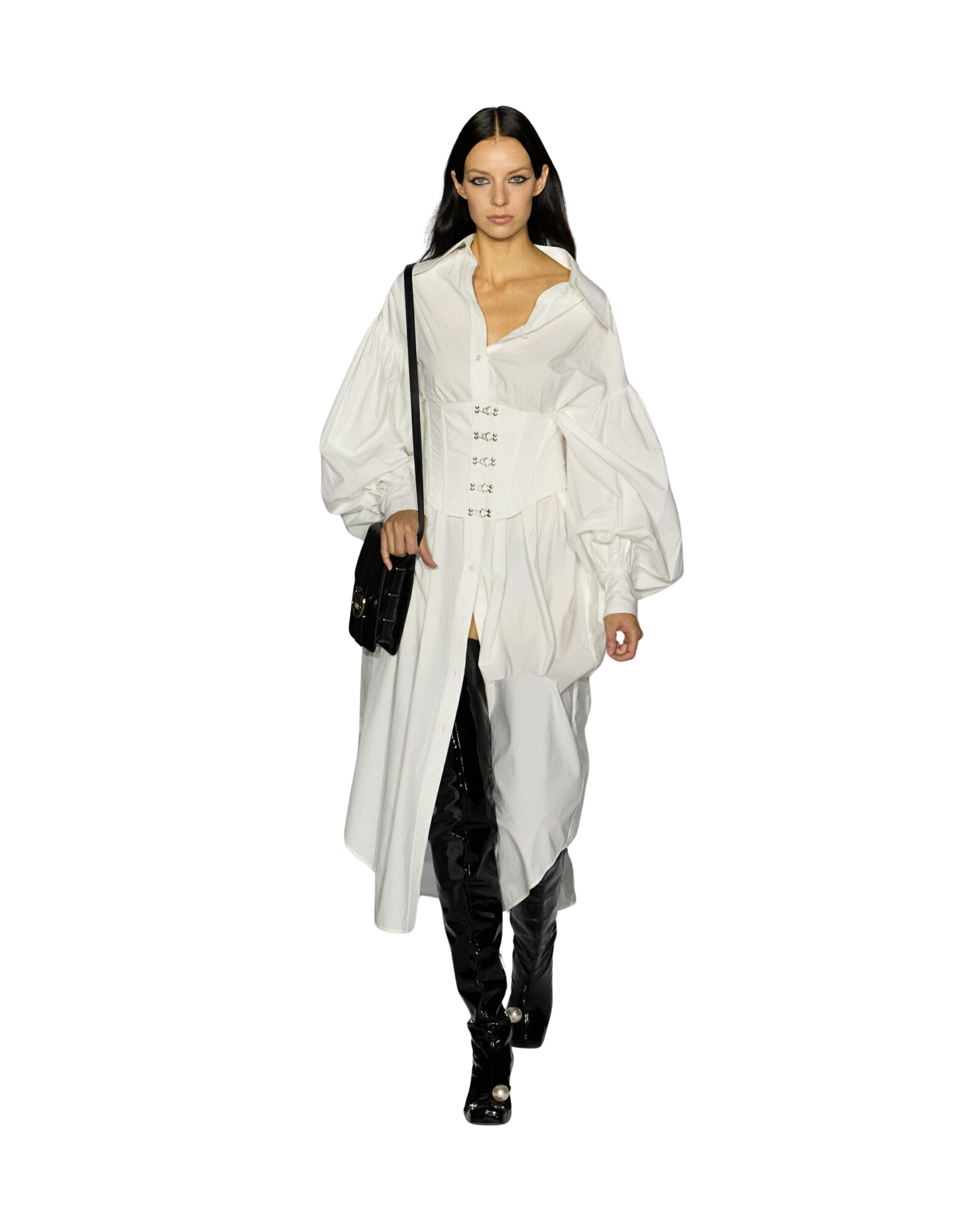 white shirt corset dress Corset Shirt Dress