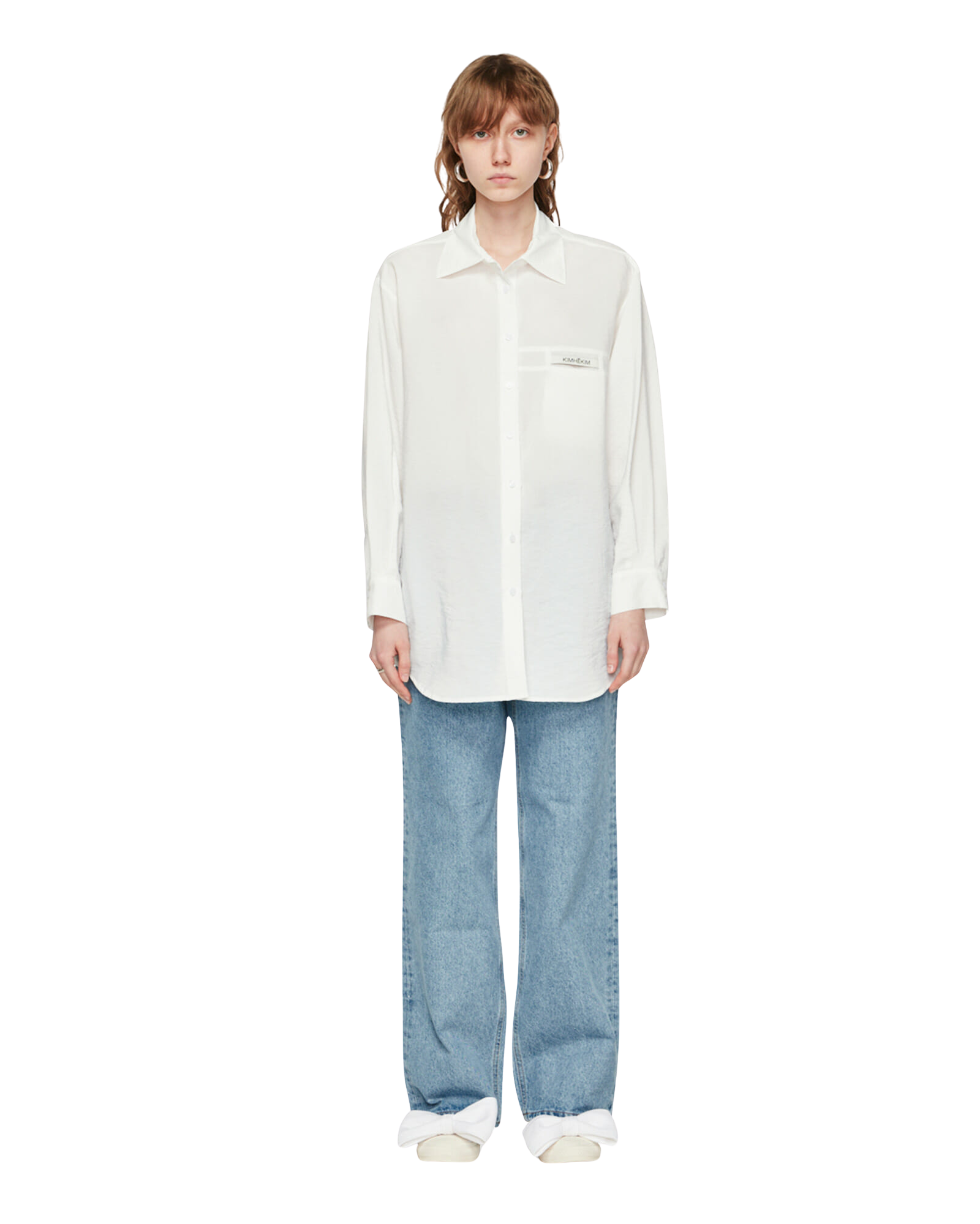 Kimhekim Label Shirt (White)