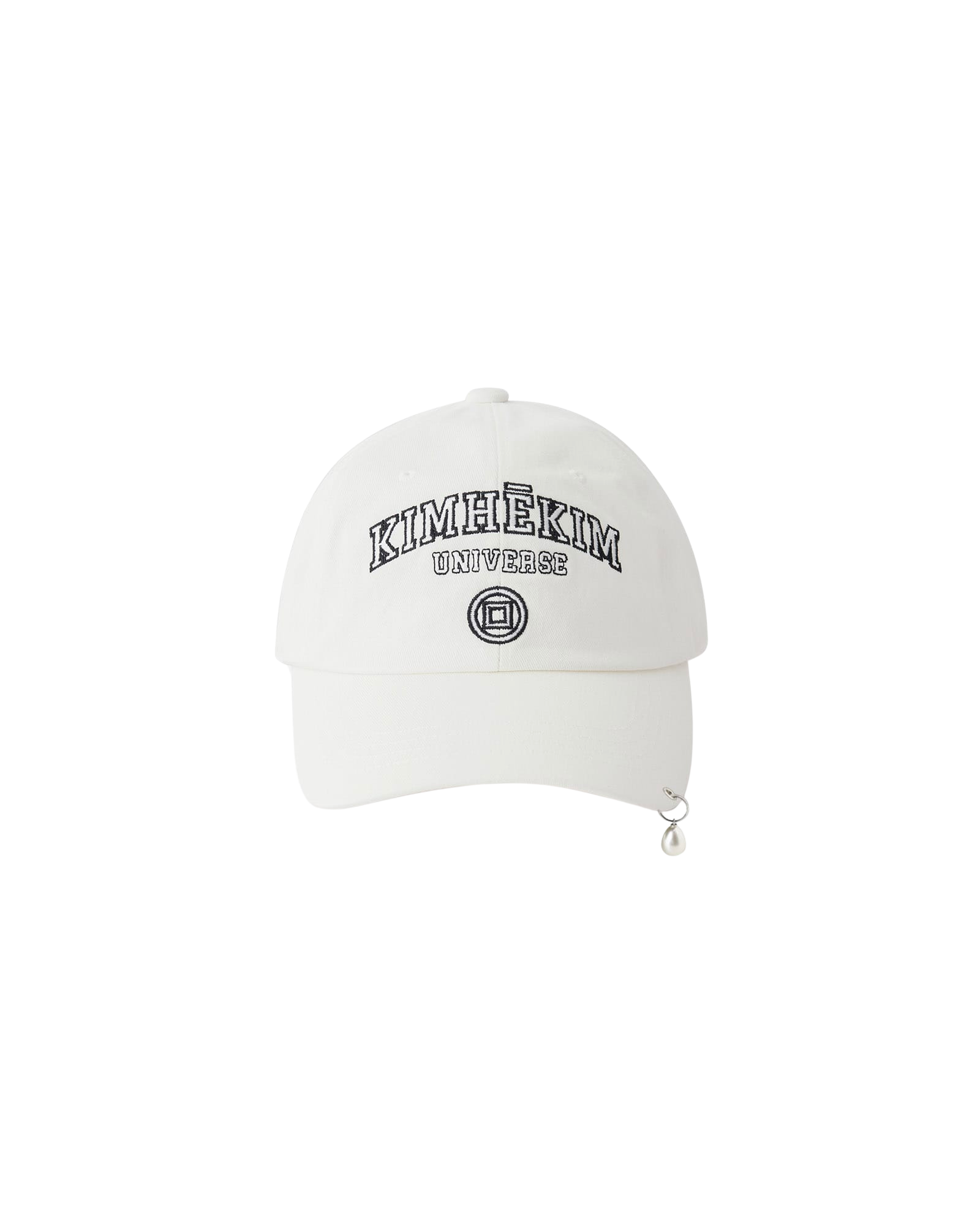 ★KIMHEKIM★PEARL PIERCED BASEBALL CAP Pearl Pierced Baseball Cap