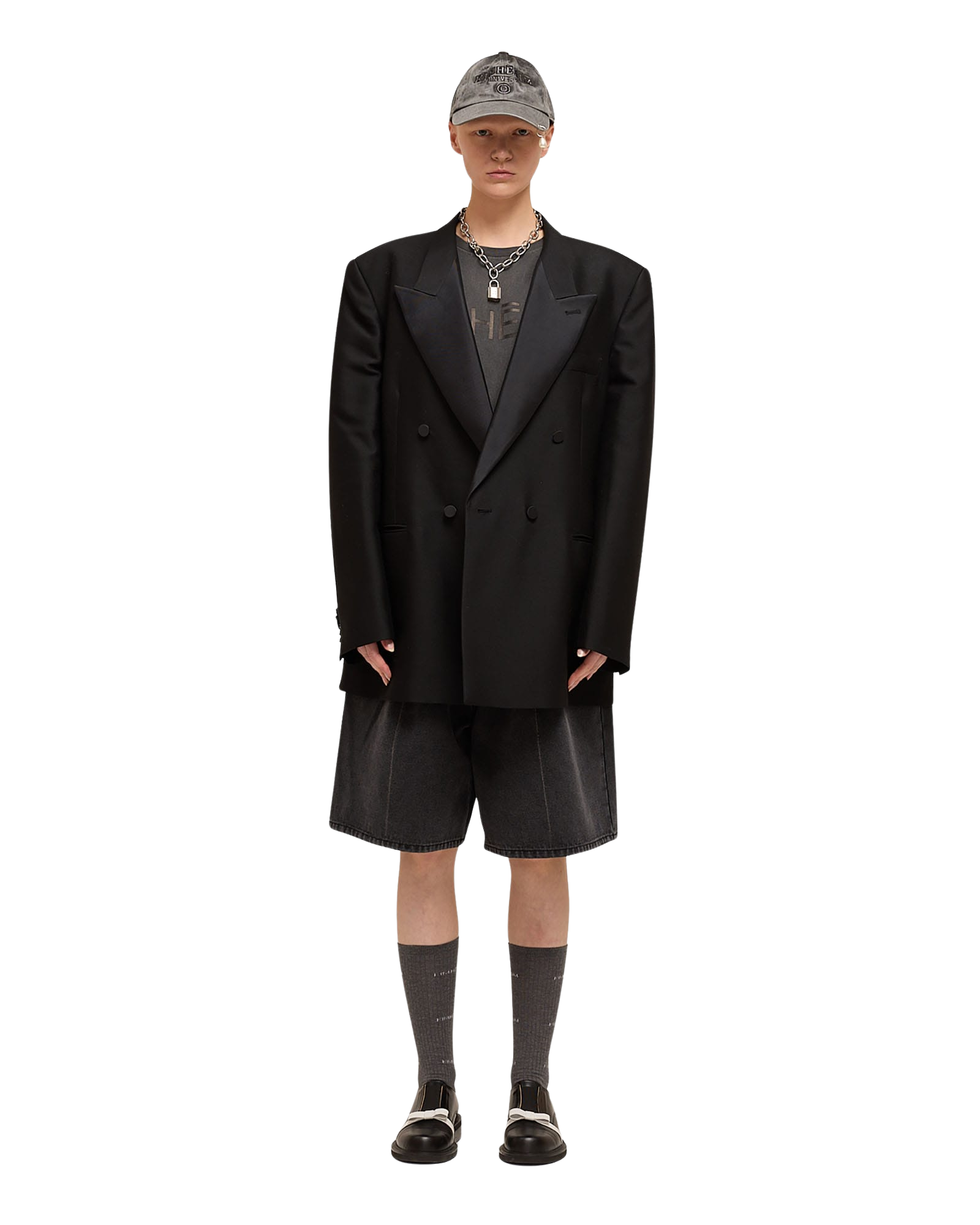 KIMHEKIM Knee-High Socks (Gray)