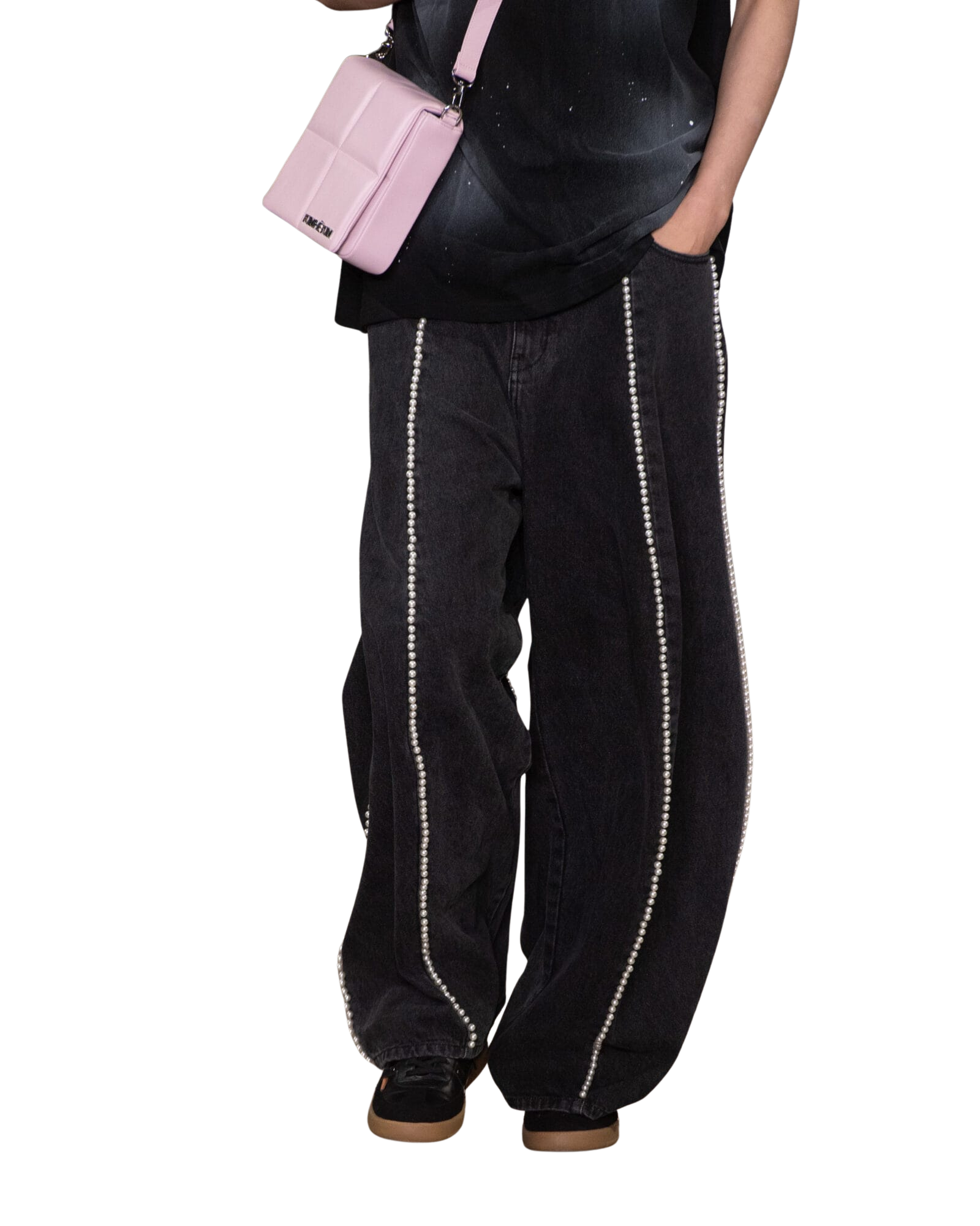 KIMHEKIM■Stripped Banding Pants■関税込み★best Casual Striped Wide Leg Pants – COMMENSE
