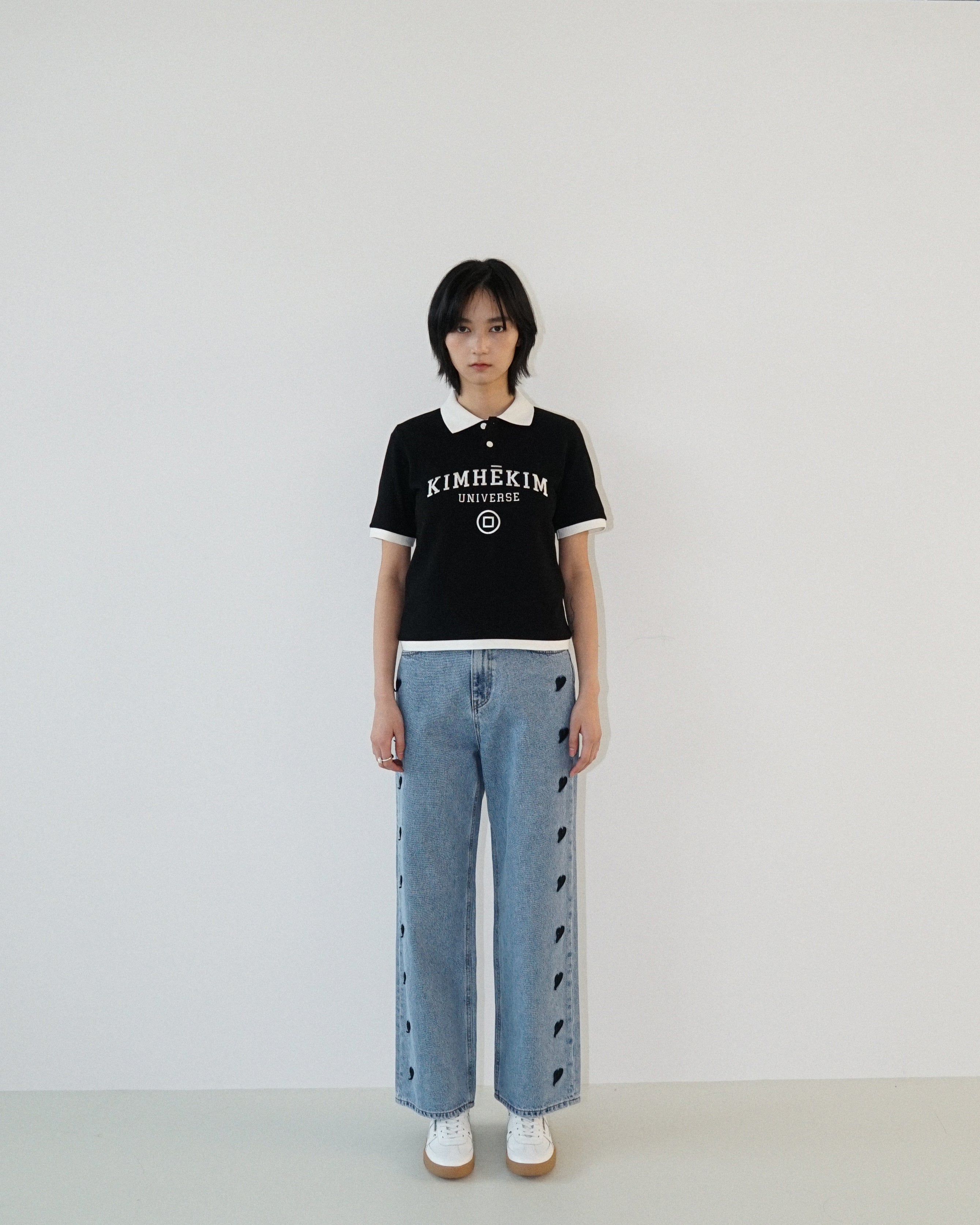 KIMHEKIM | Kimhekim Universe Polo T-Shirt (Gray)
