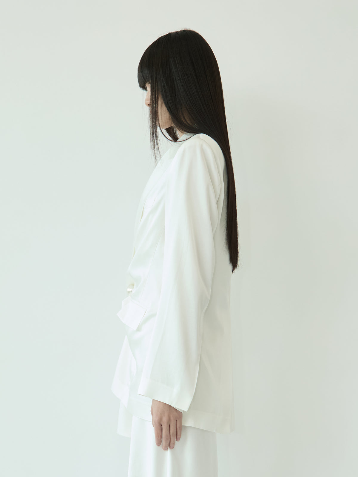 SATIN VENUS JACKET (WHITE)