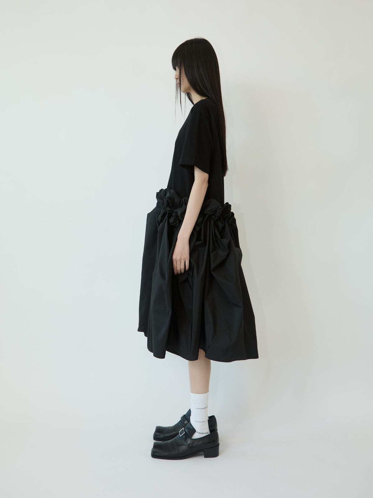 ROSIE T SHIRT DRESS (BLACK)