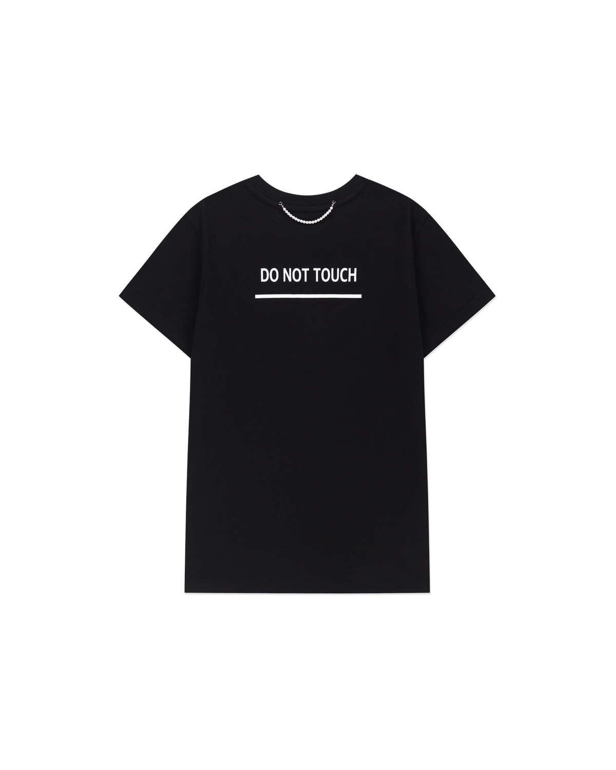 "DO NOT CROSS" SLIM FIT T-SHIRT EN (BLACK)