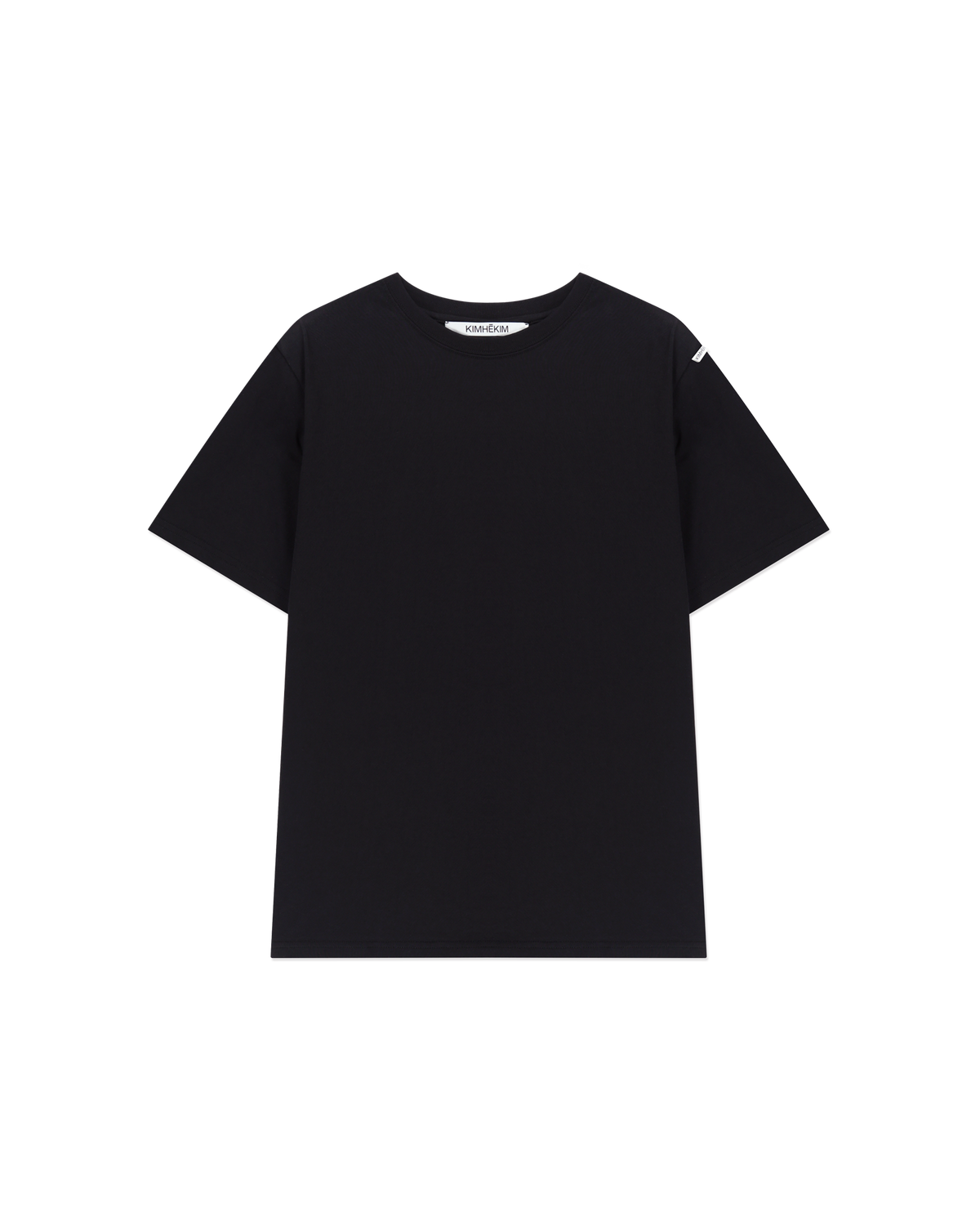 SHOULDER PADED T-SHIRT (BLACK)