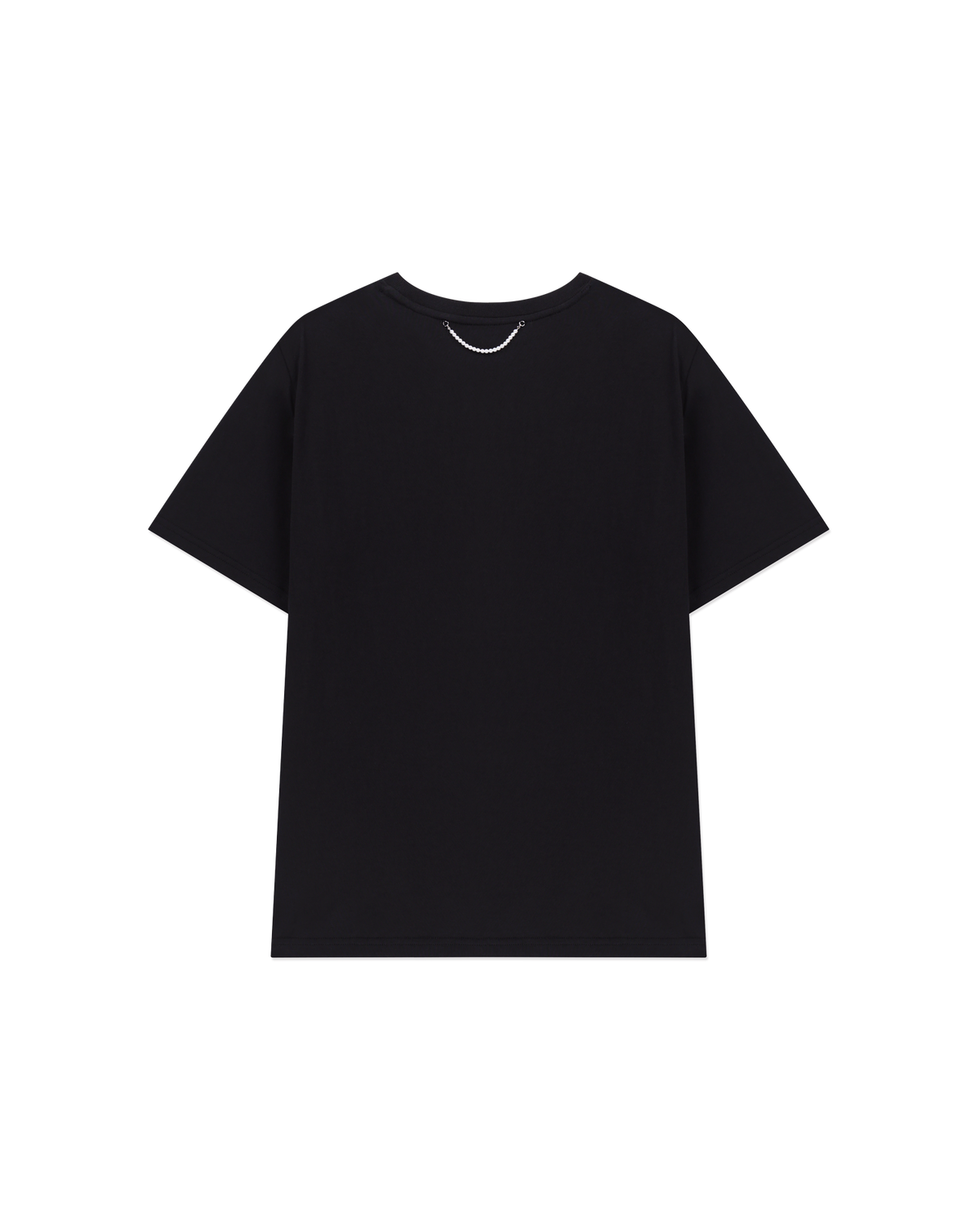 SHOULDER PADED T-SHIRT (BLACK)