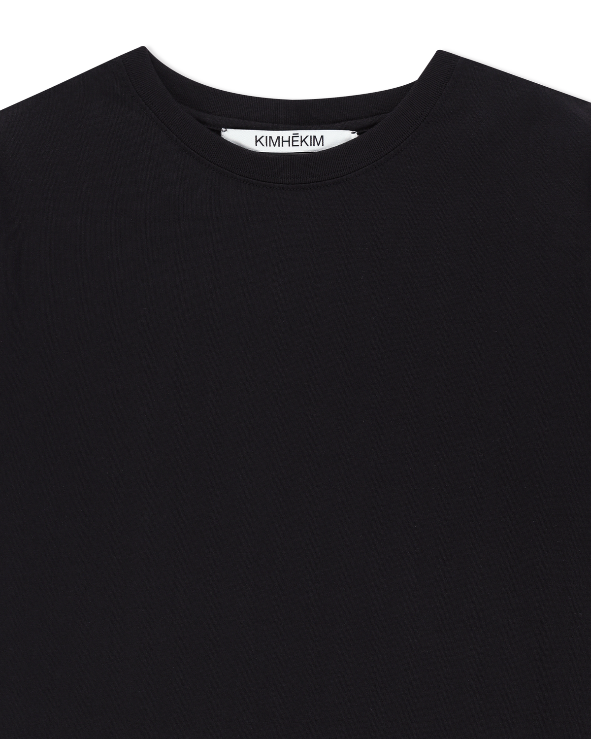 SHOULDER PADED T-SHIRT (BLACK)