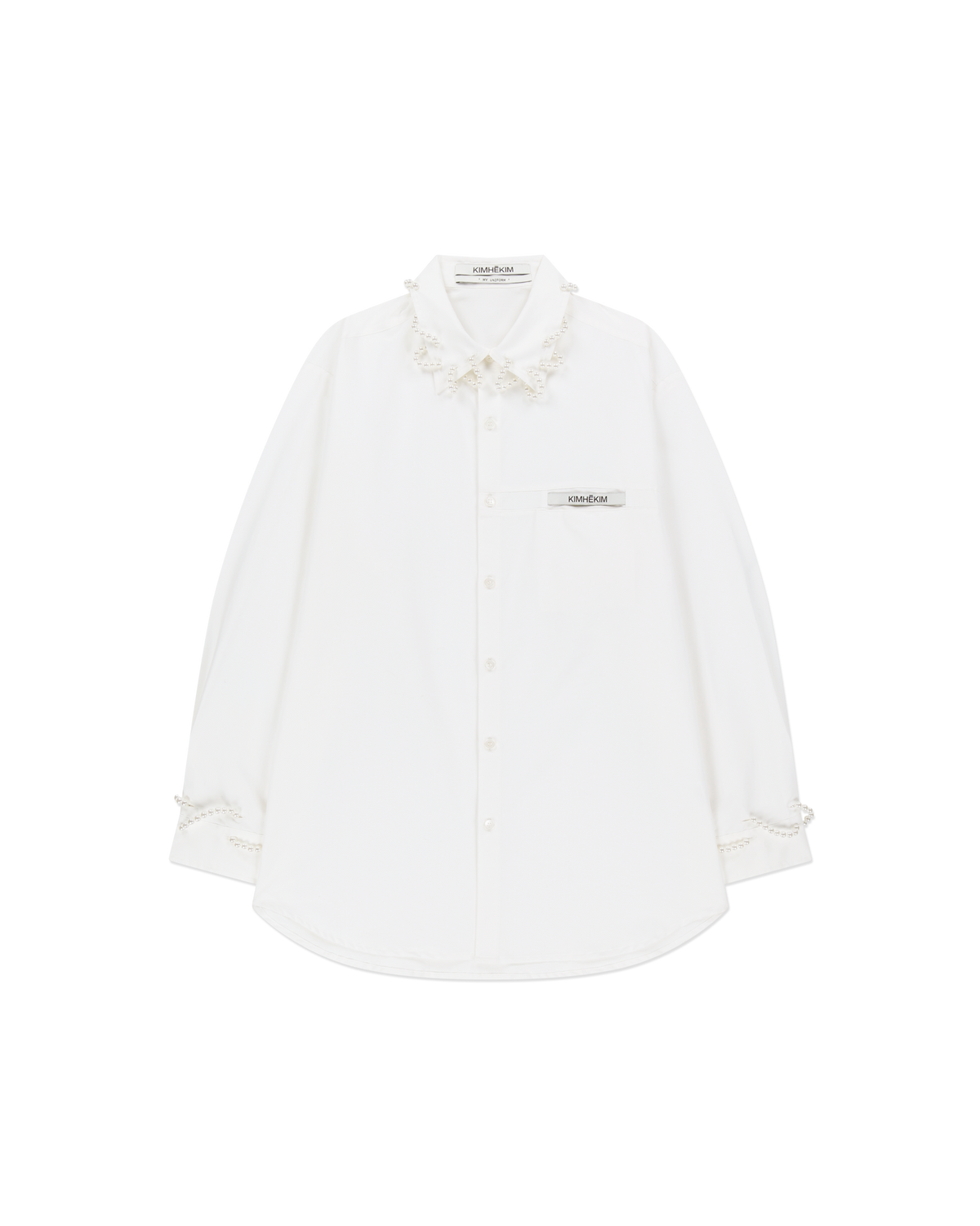 PEARL TWISTED LABEL SHIRT (WHITE)