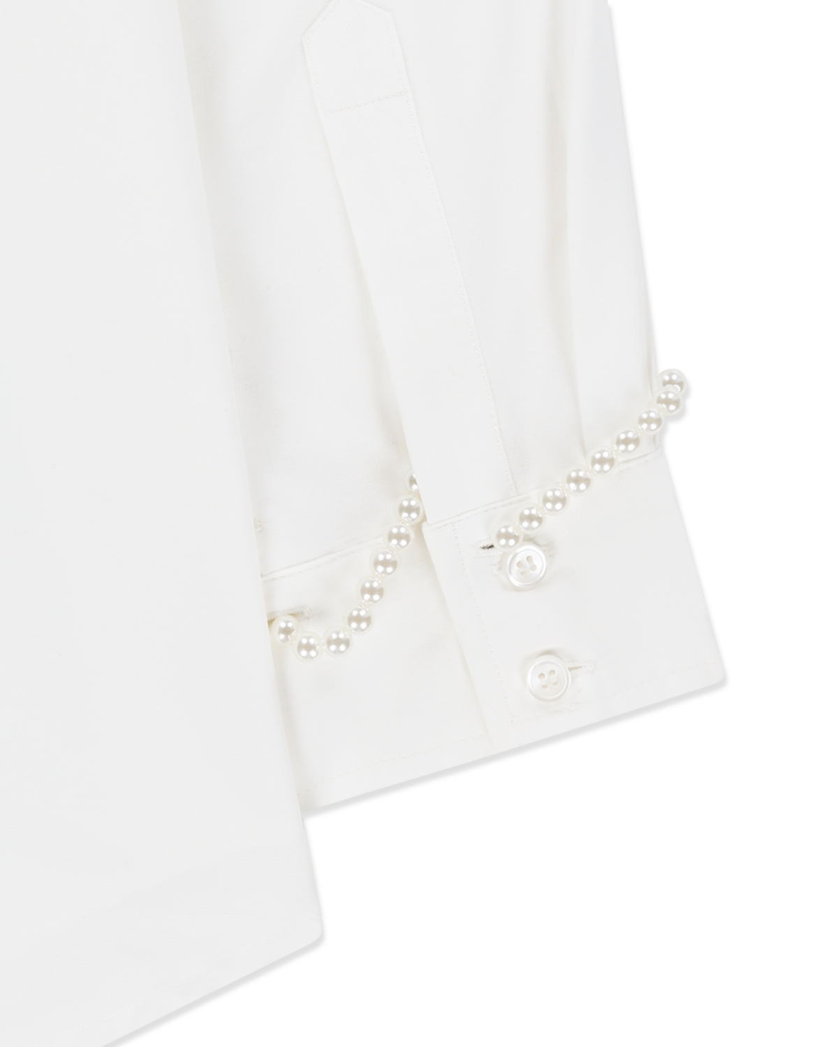 PEARL TWISTED LABEL SHIRT (WHITE)