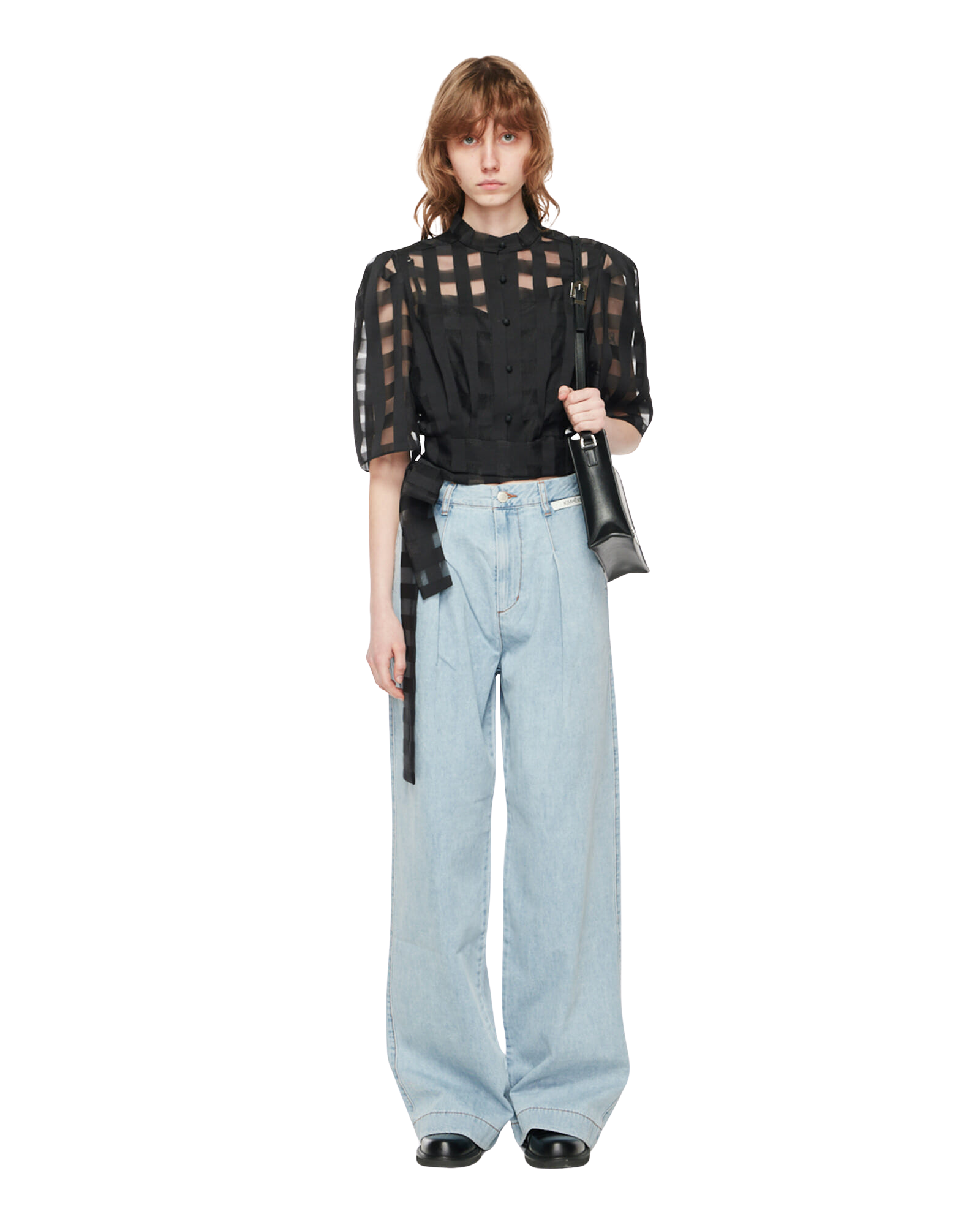 ☆Summer Pleated Wide Jeans/KIMHEKIM☆ Summer Pleated Wide Jeans - Shop KIMHEKIM at societyA