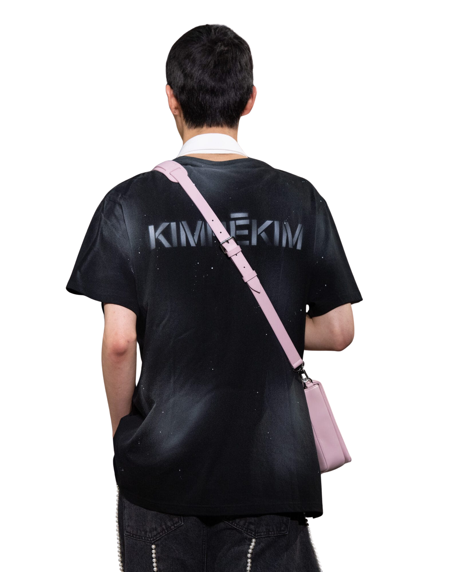 【KIMHEKIM】Spray Dyed T-Shirt Spray Dyed T-Shirt (Black)