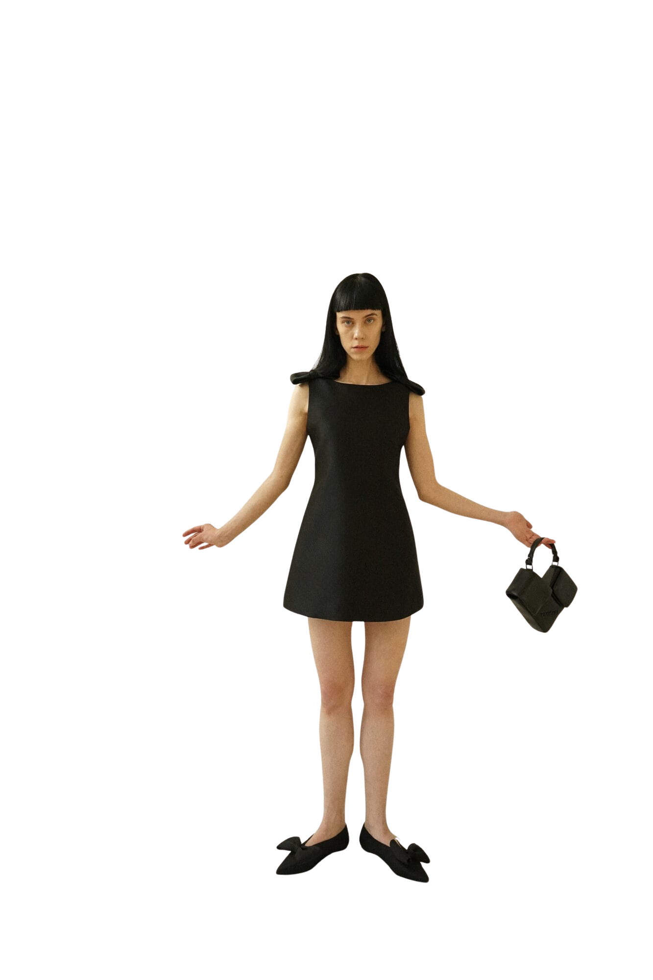 ワンピース KIMHEKIM DETACHABLE CHAIN STRAP WOOL KNITTED DRESS BLACK Contoured Ribs Dress | Wolford United States