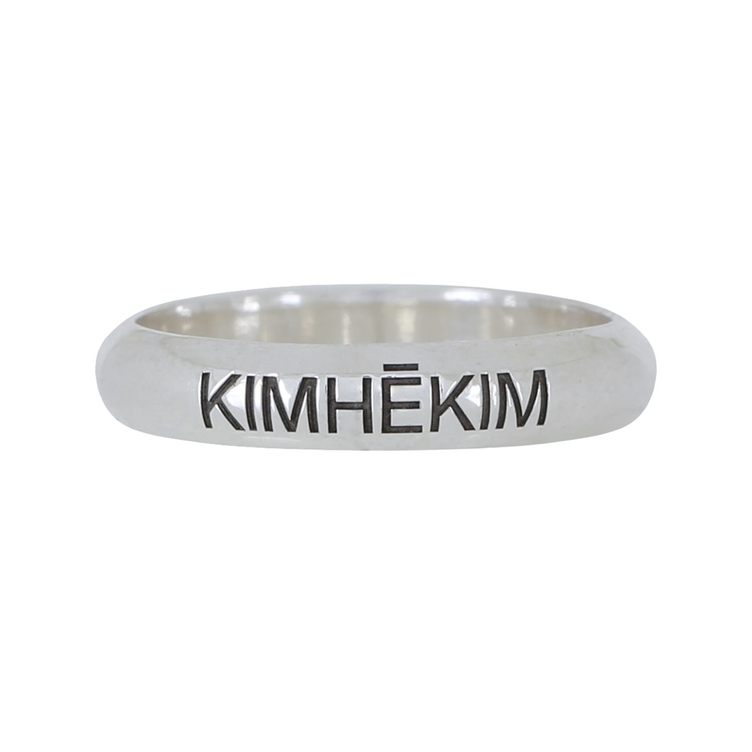 Kimhekim Logo Round Thin Ring