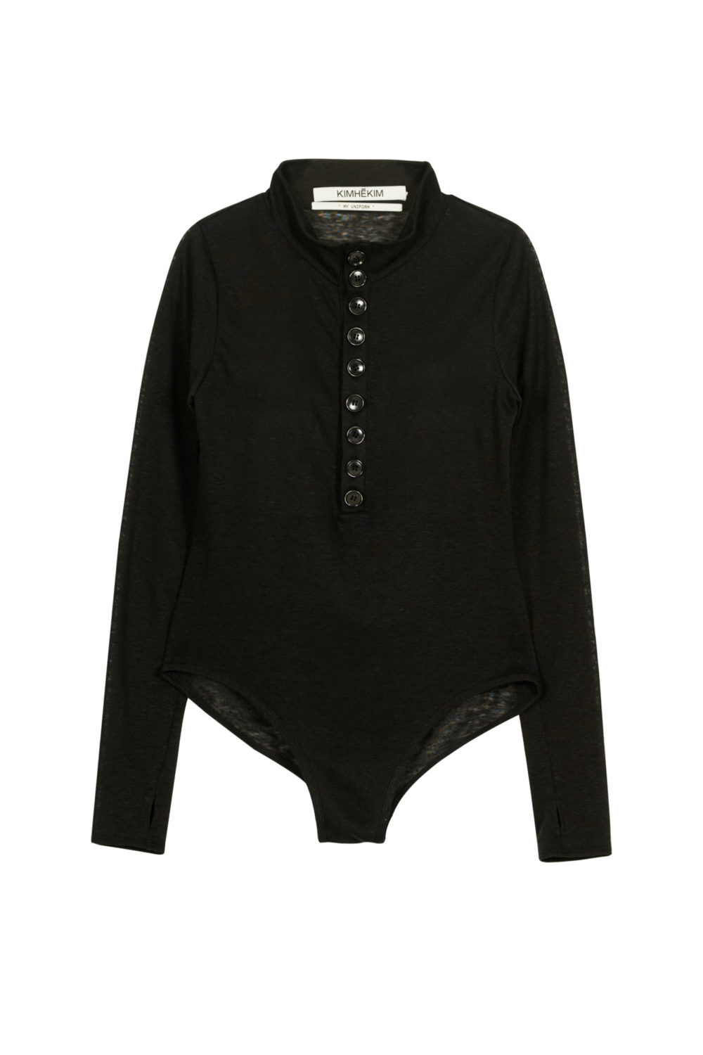 Button Up Jersey Body Suit