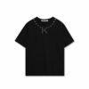 Eyelet K T-Shirt Black